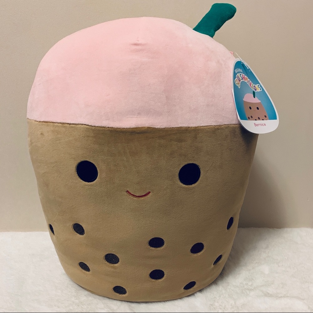 Squishmallow Bernice Boba Tea🧋, US Import 🇺🇸, 16” New